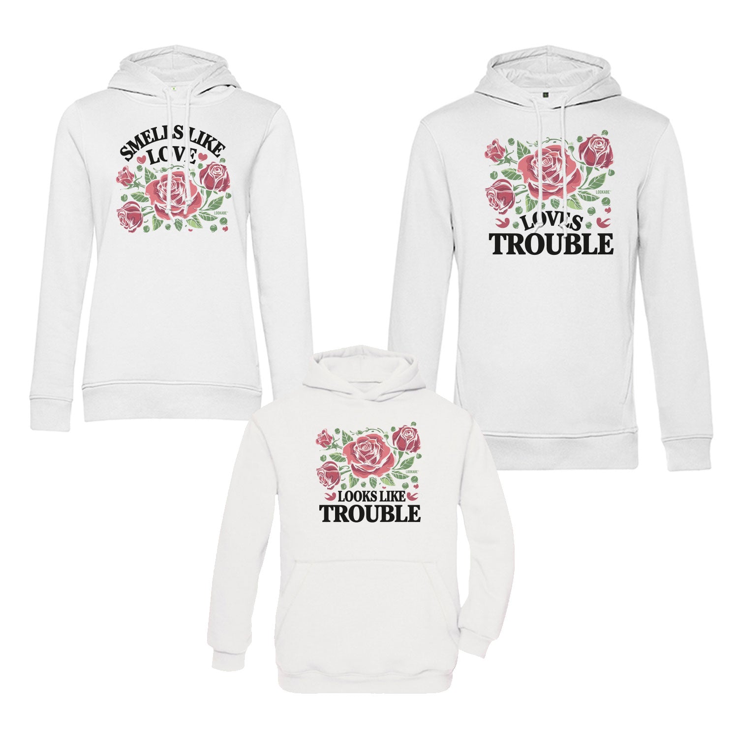 Family Set "Love. Trouble." - weiß