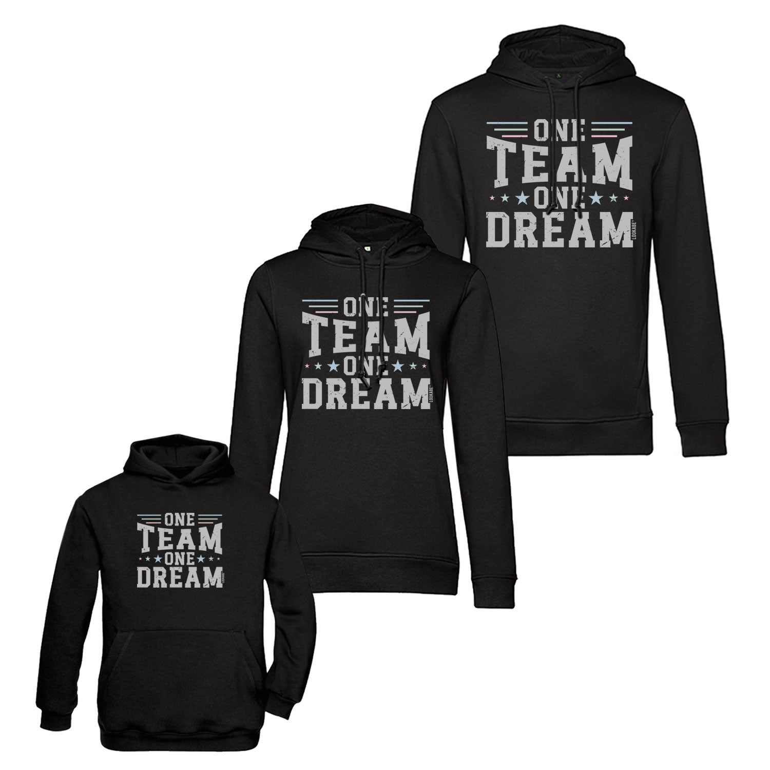 Family Set "One Team" - schwarz