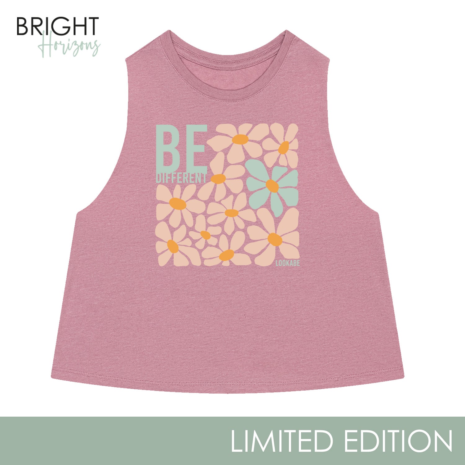 Cropped Tank "Be different"