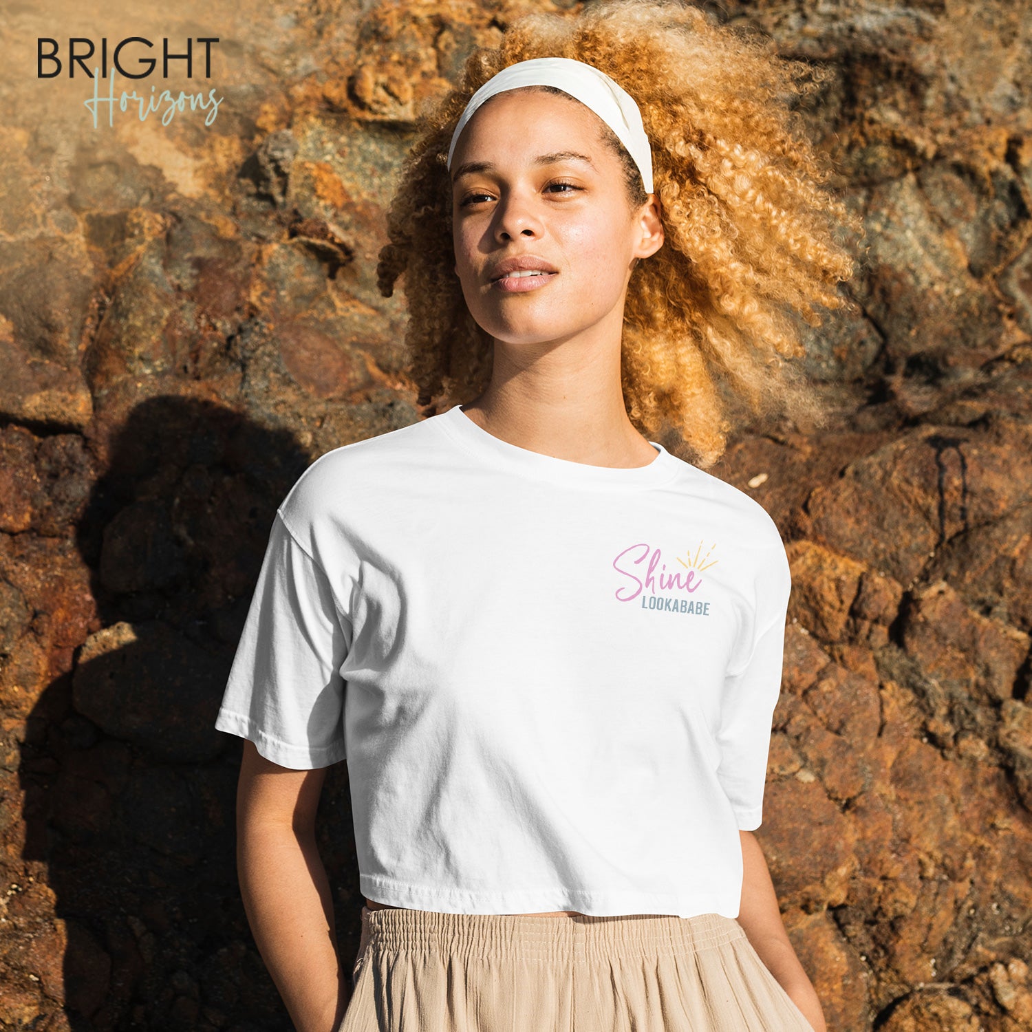 Cropped T-Shirt "Shine"