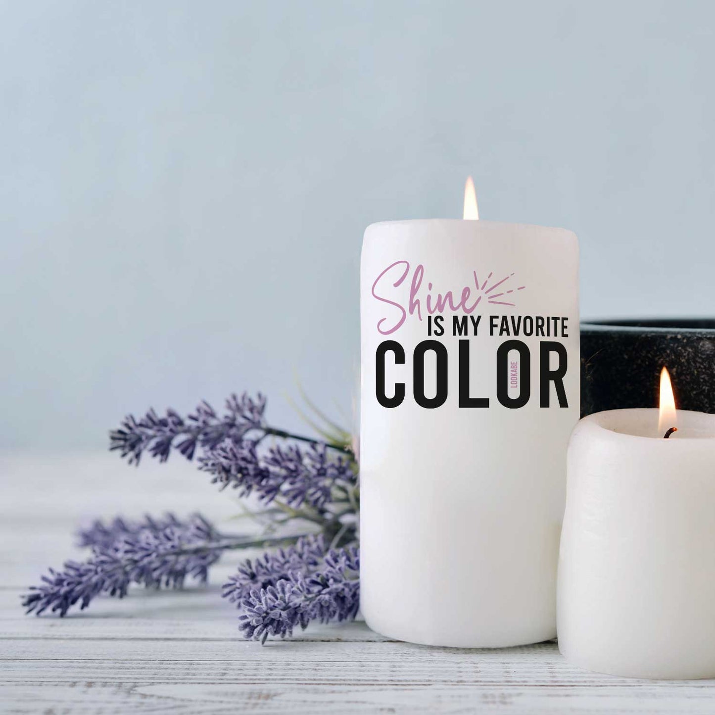 Kerze "Shine is my ..."