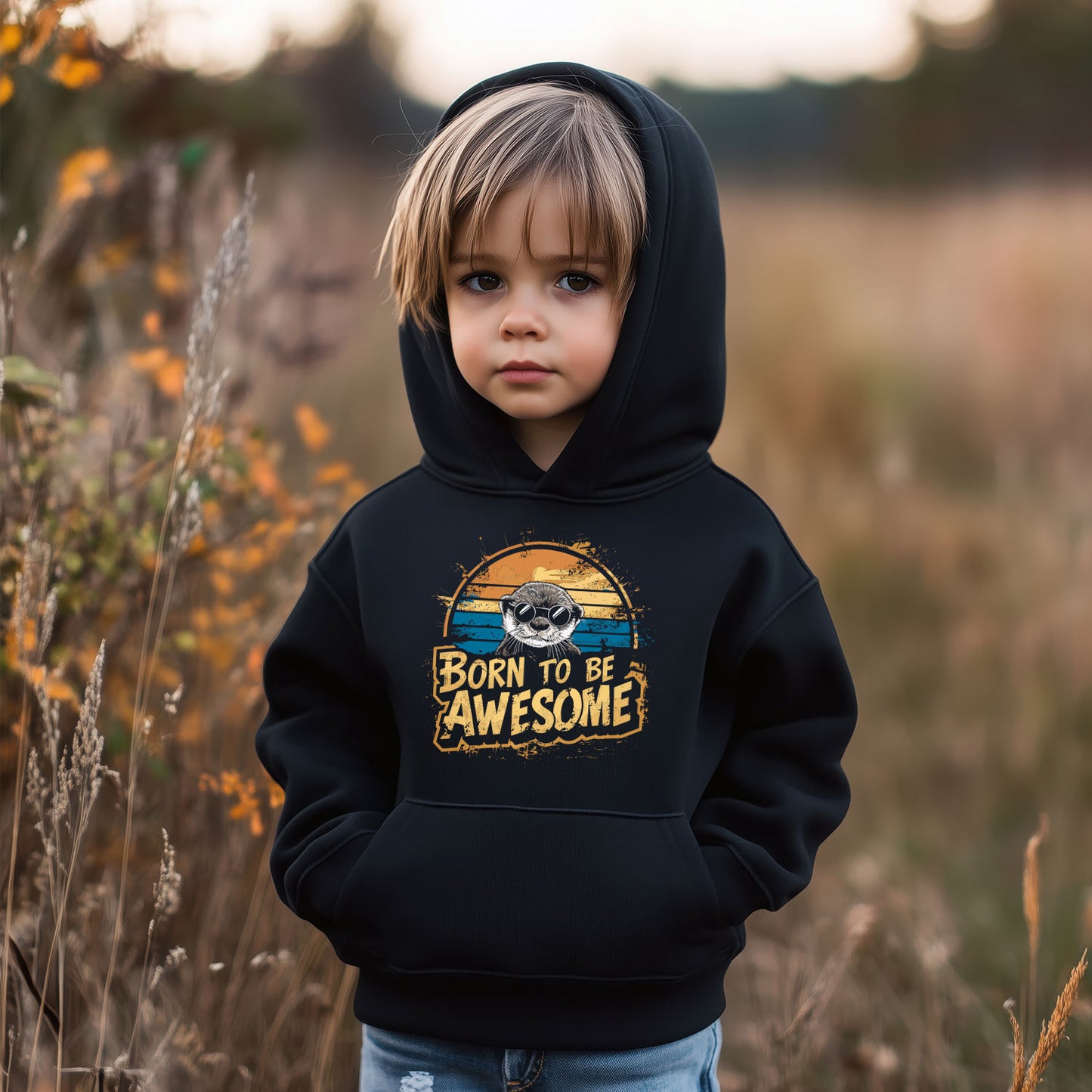 Hoodie "Born to be awsome"