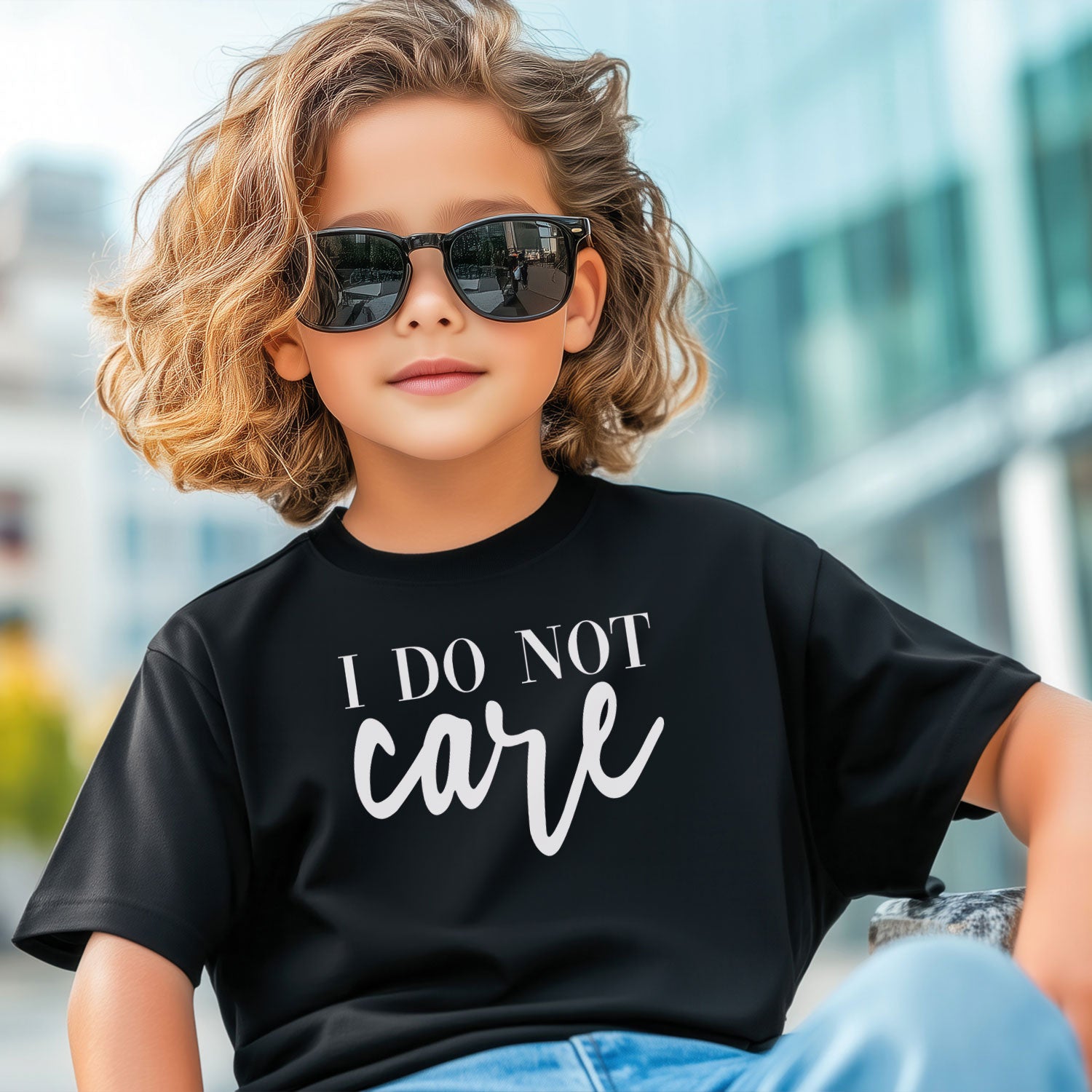 T-Shirt "I do not care"
