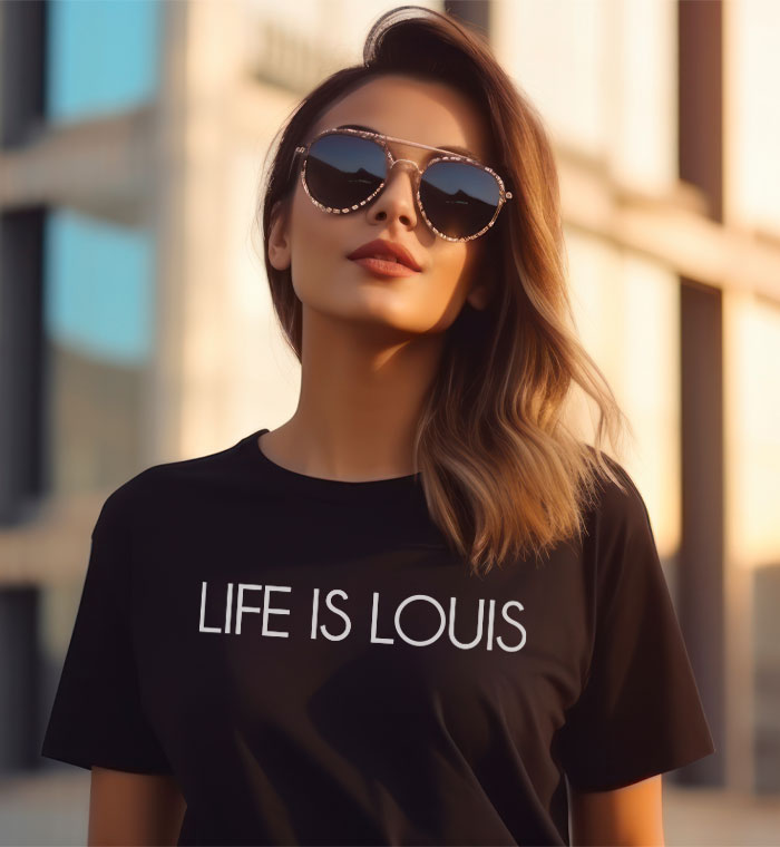 T-Shirt "Life is Louis"