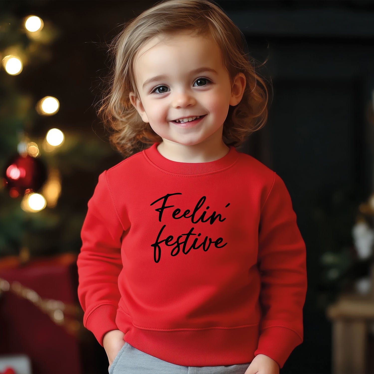 Sweatshirt "Feelin' festive"