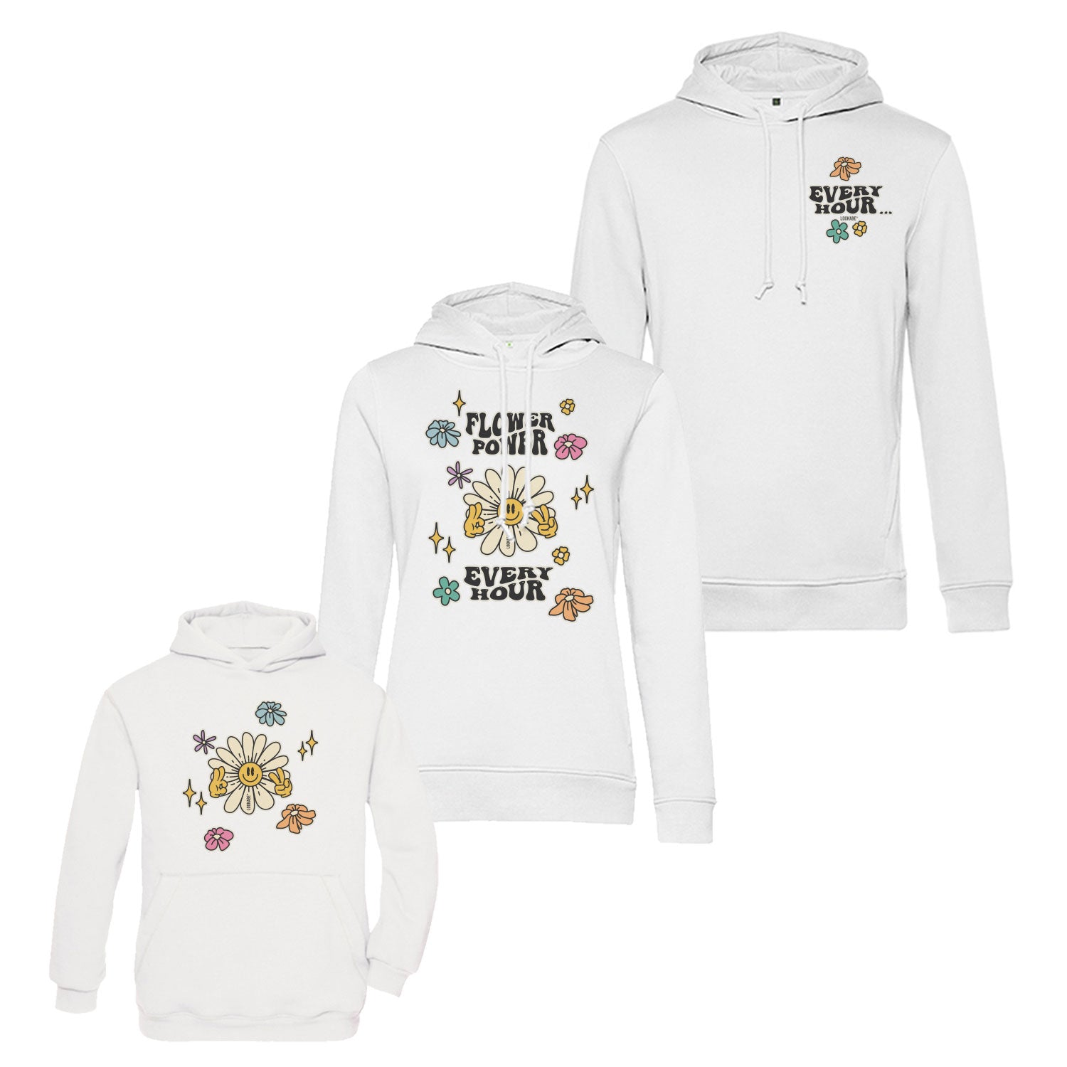 Family Set "Flower Power" - weiß