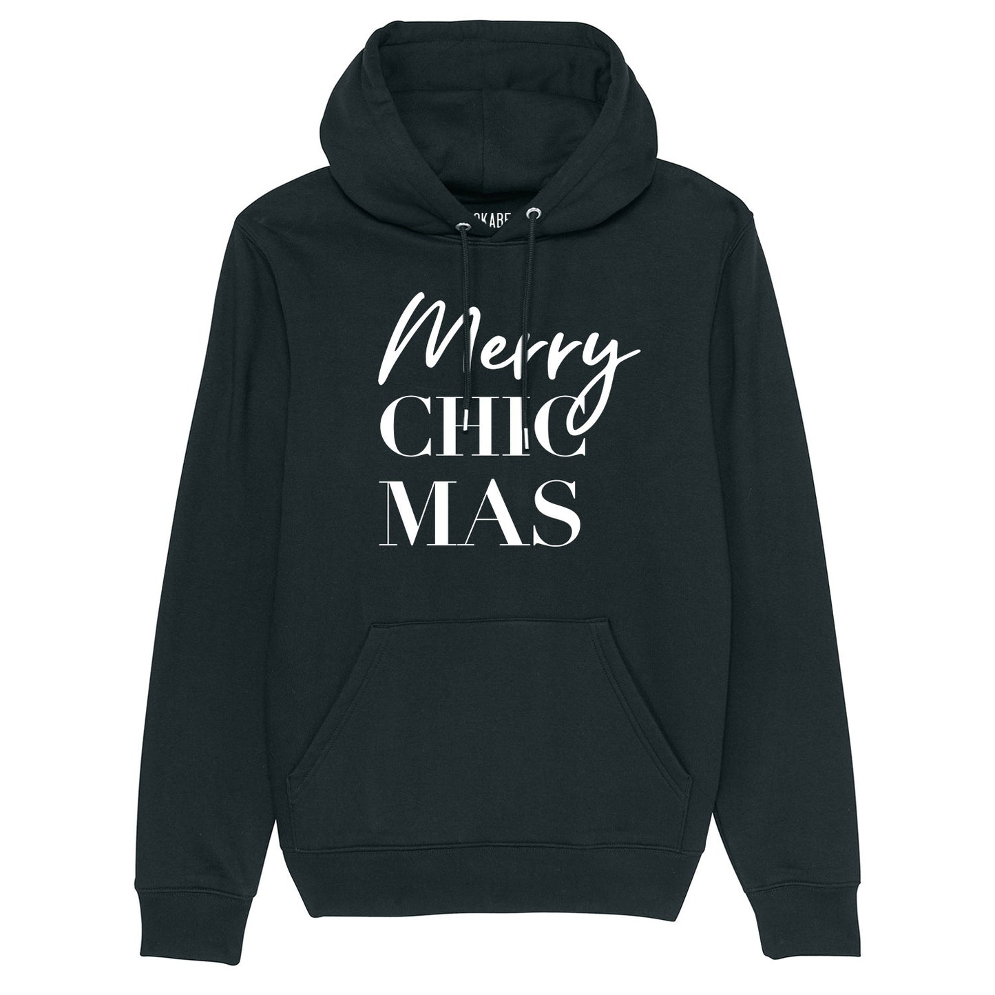 01_Hoodie_schwarz_Merry_Chicmas