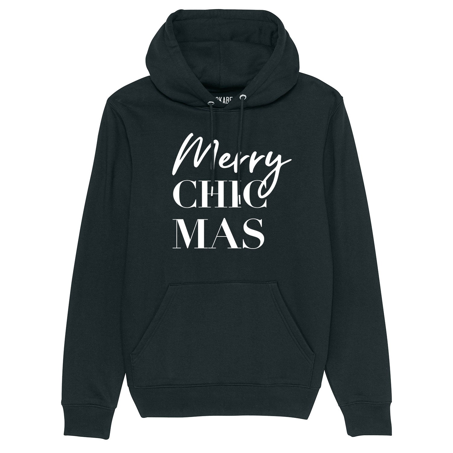 01_Hoodie_schwarz_Merry_Chicmas