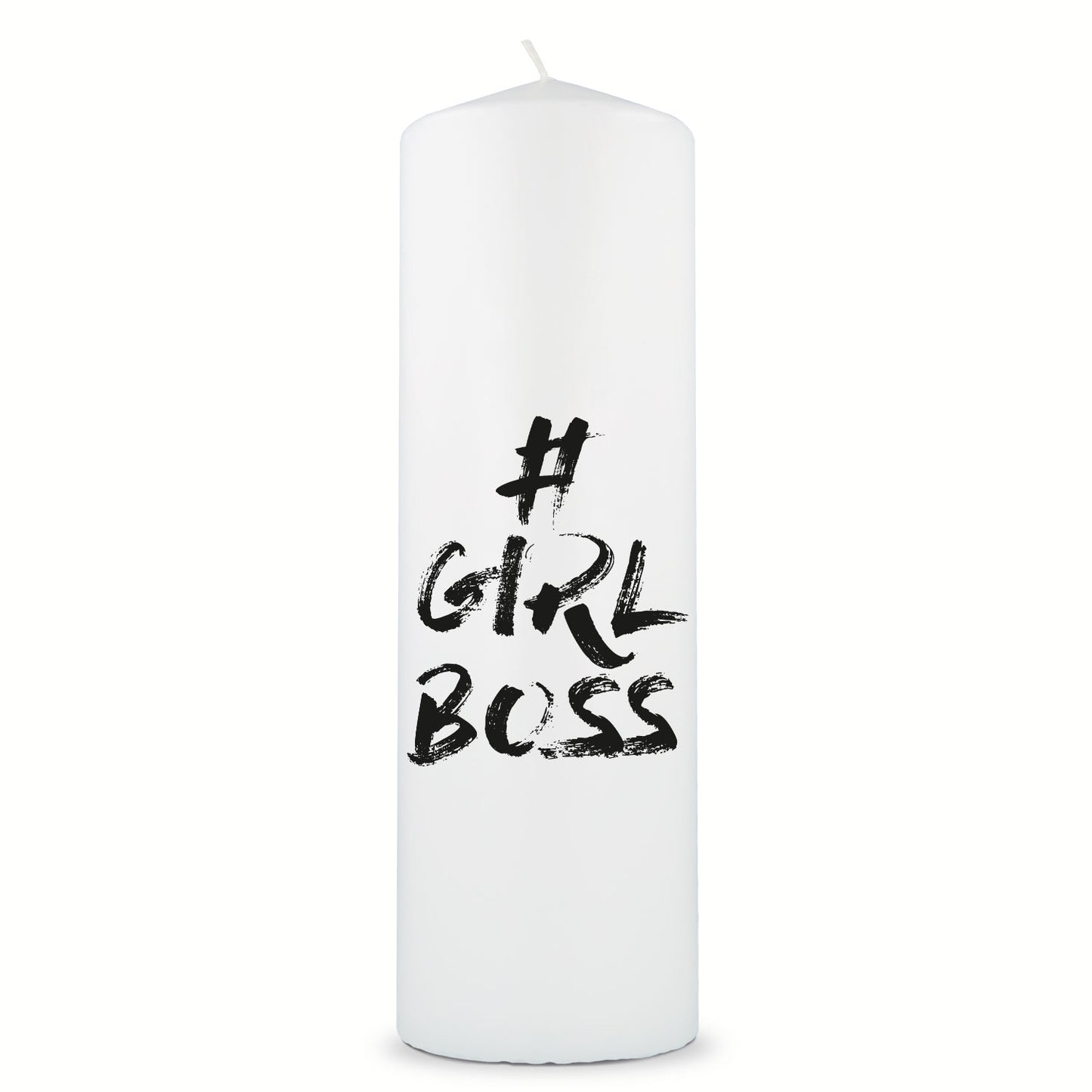 Kerze "#Girlboss"