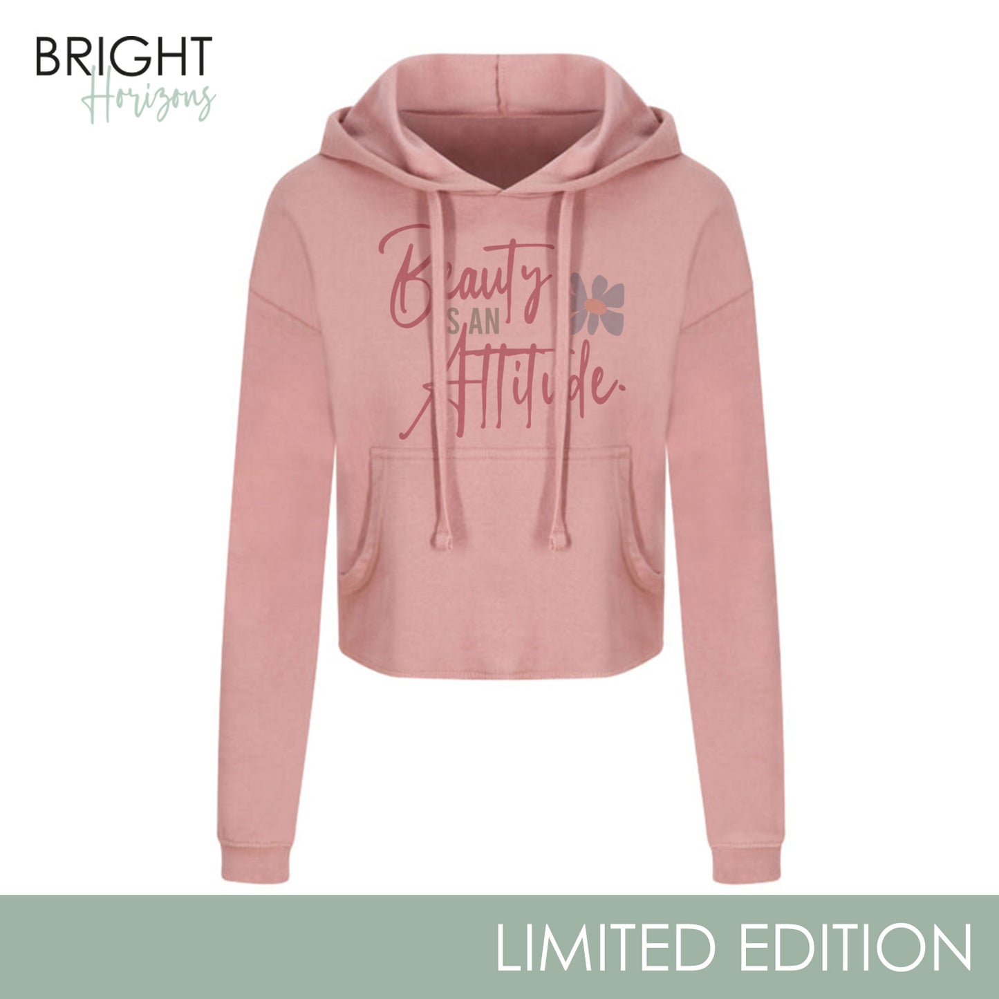 Cropped Hoodie "Beauty"