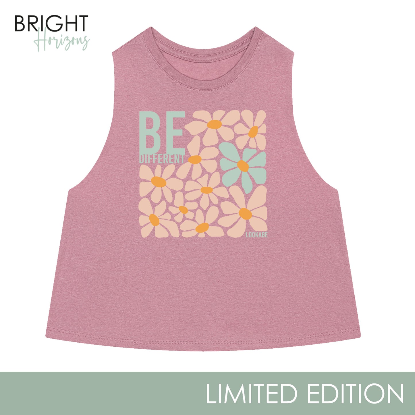 Cropped Tank "Be different"