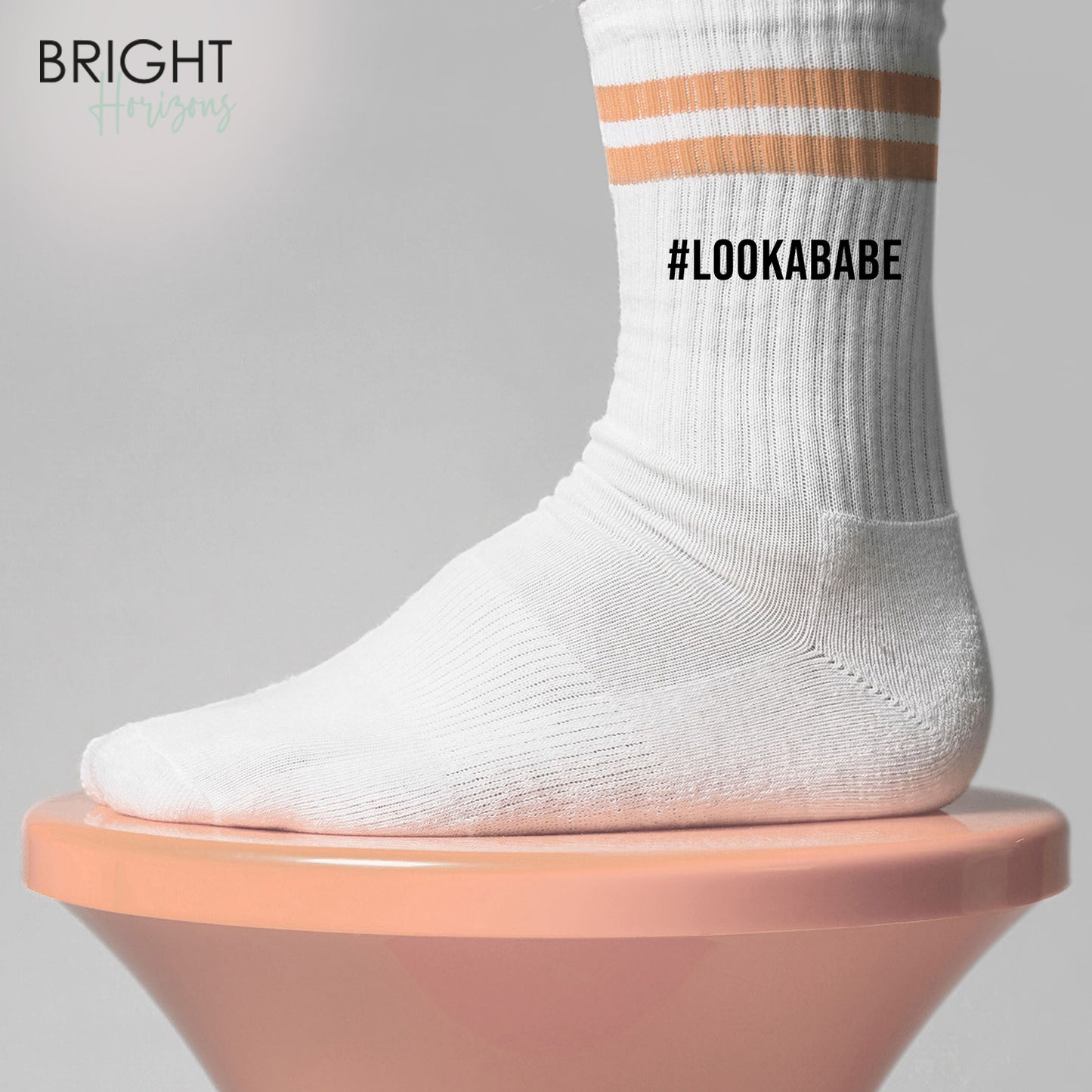 Tennissocke "#LOOKABABE"