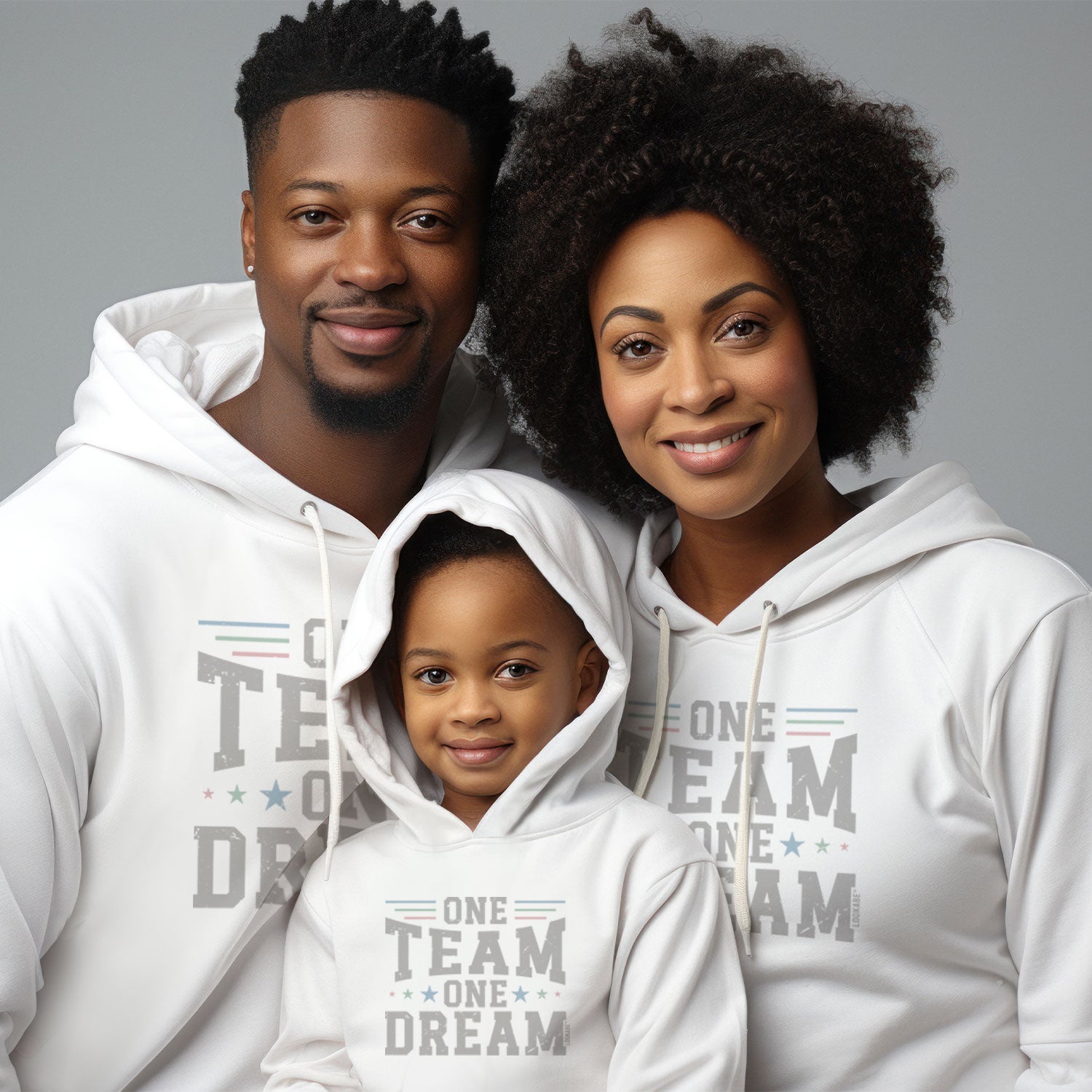 Family Set "One Team" -  weiß