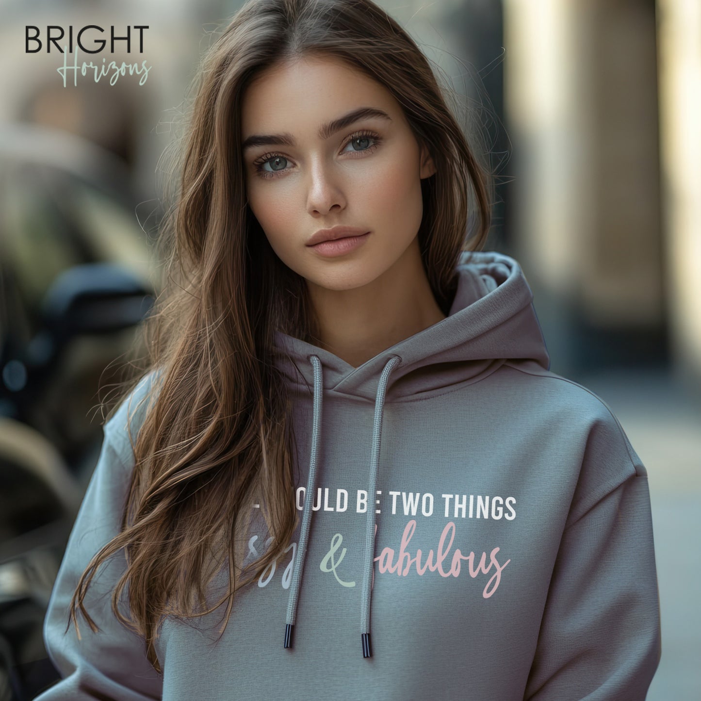 Hoodie "A girl should be"