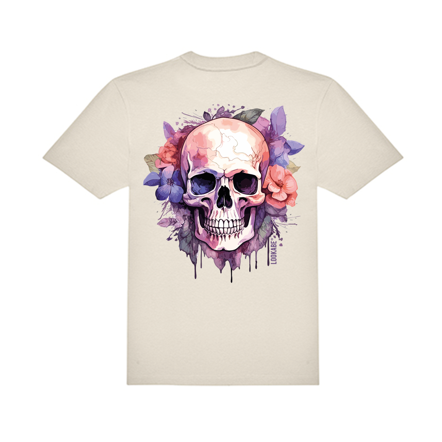 T-Shirt "Skull & Flowers"