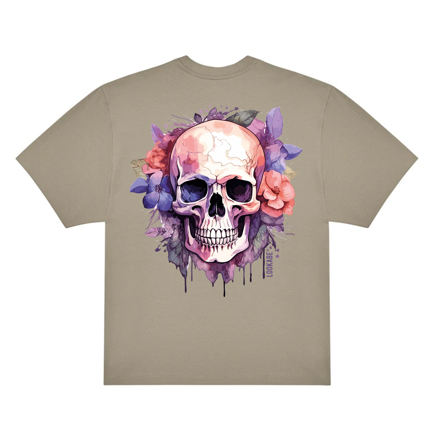 T-Shirt "Skull & Flowers"