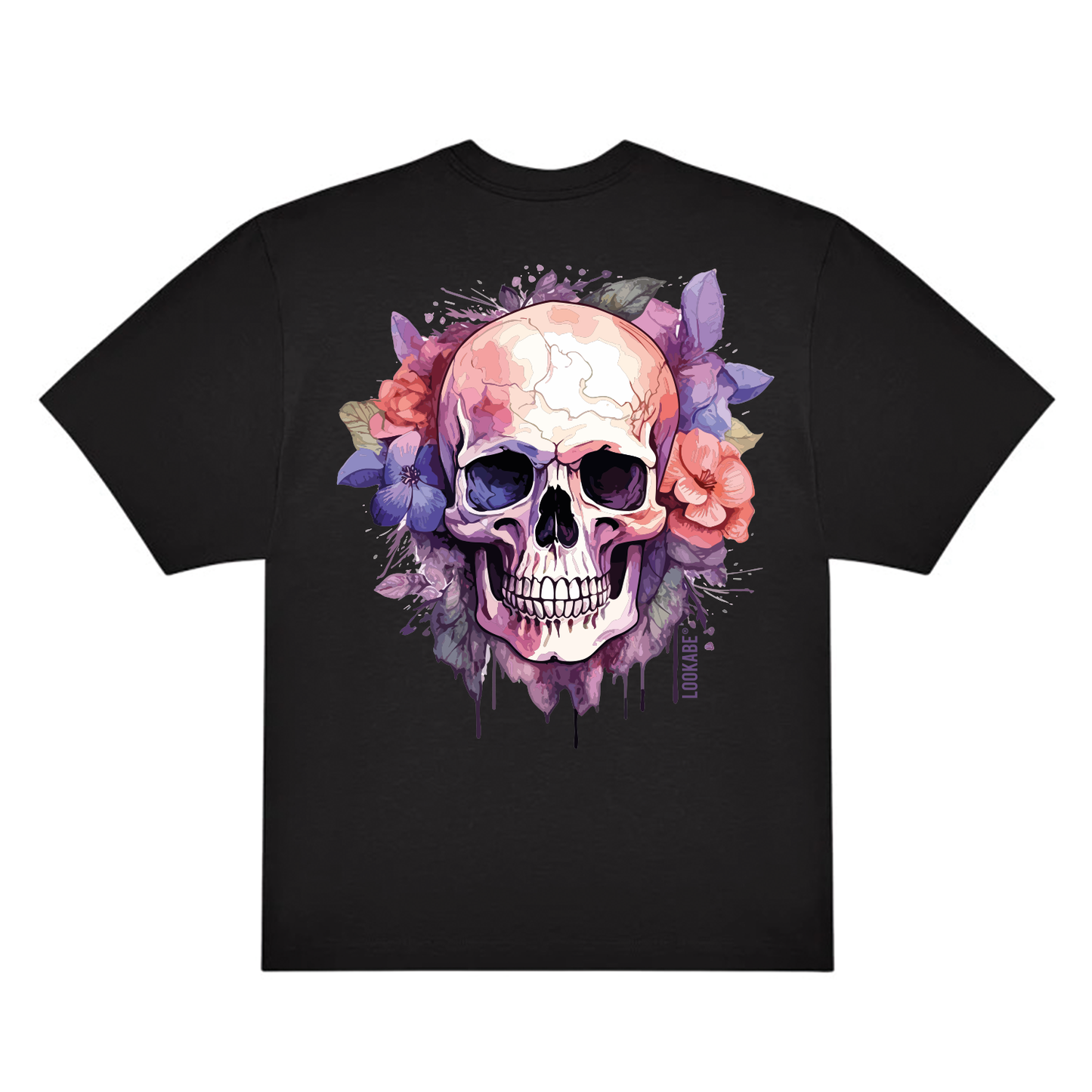 T-Shirt "Skull & Flowers"