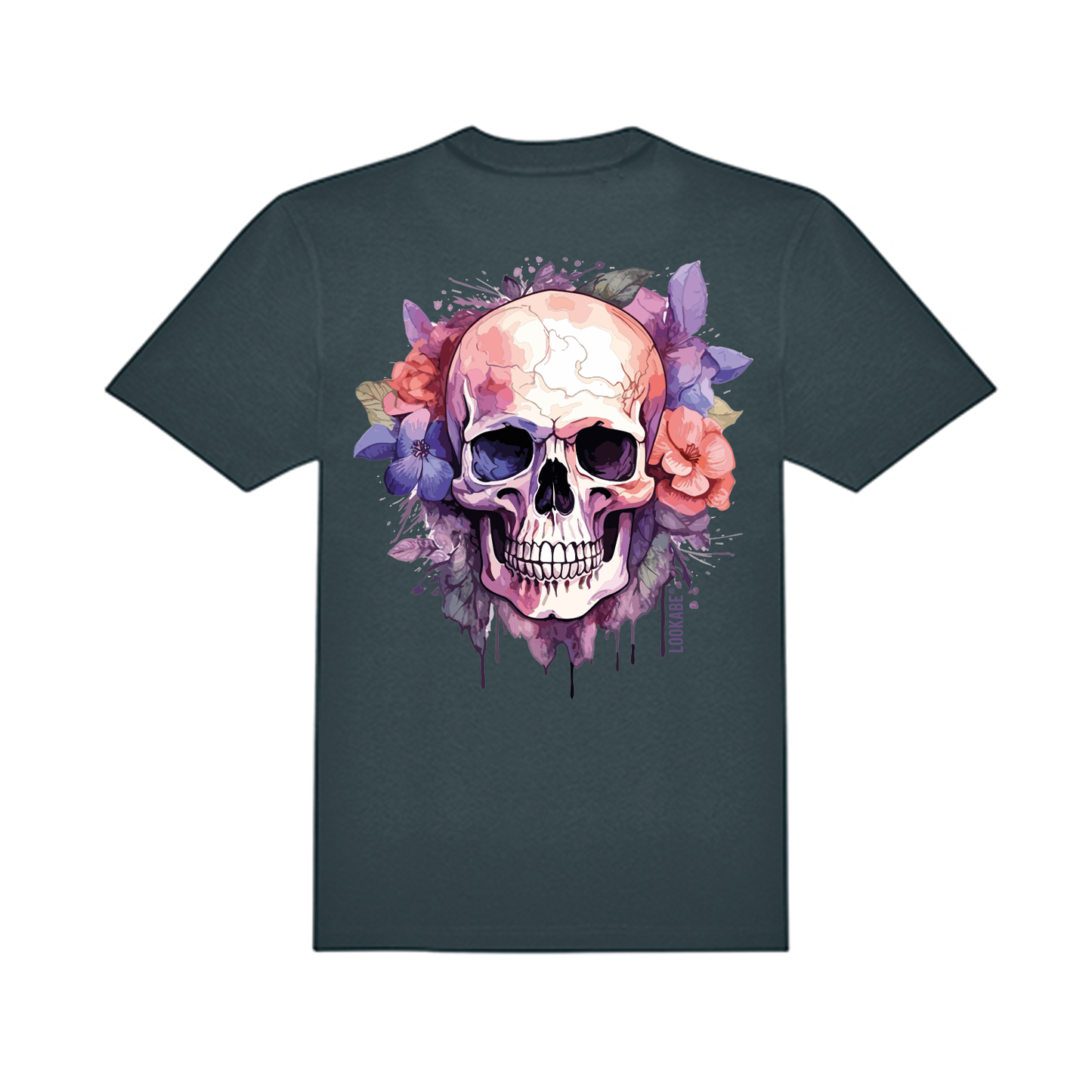T-Shirt "Skull & Flowers"
