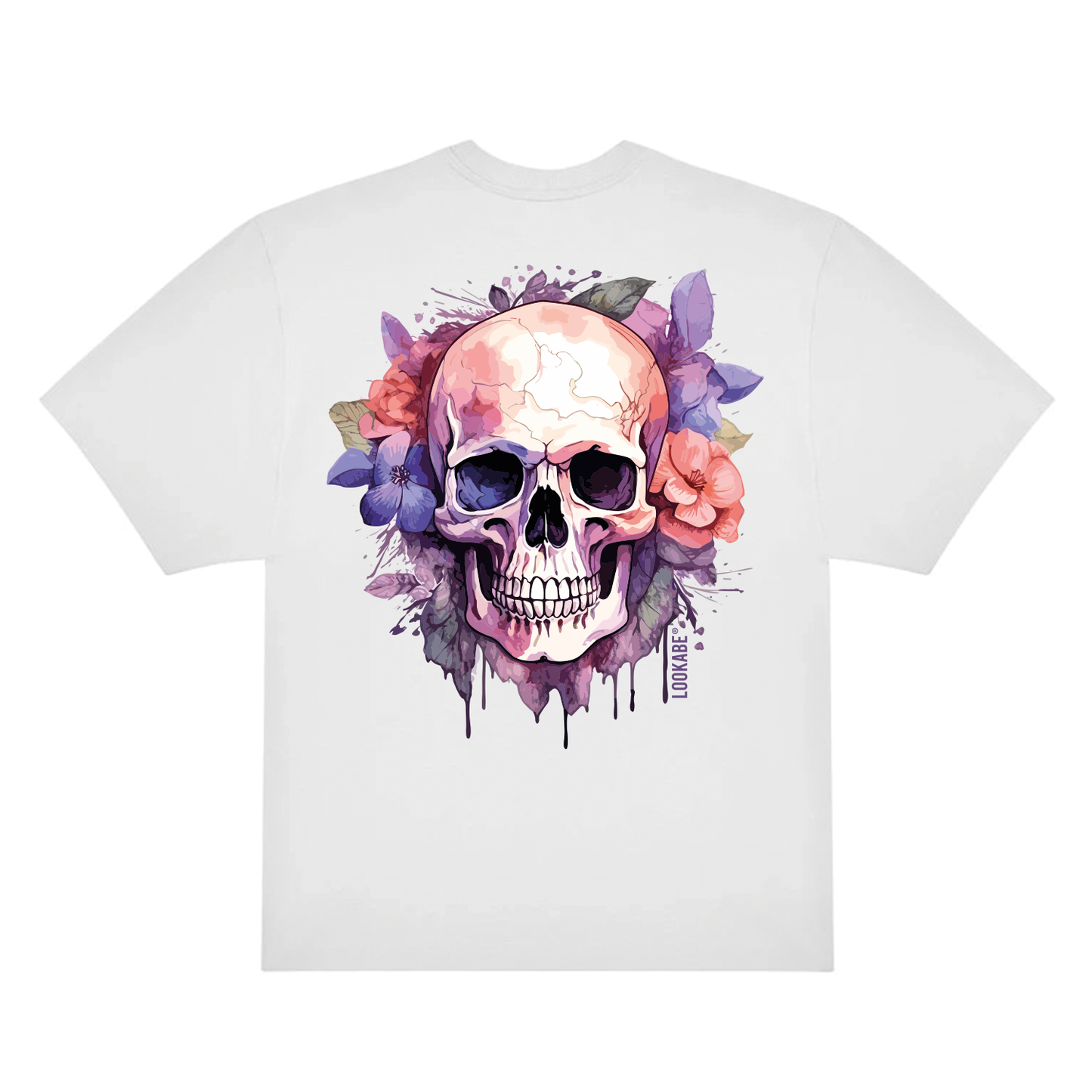 T-Shirt "Skull & Flowers"