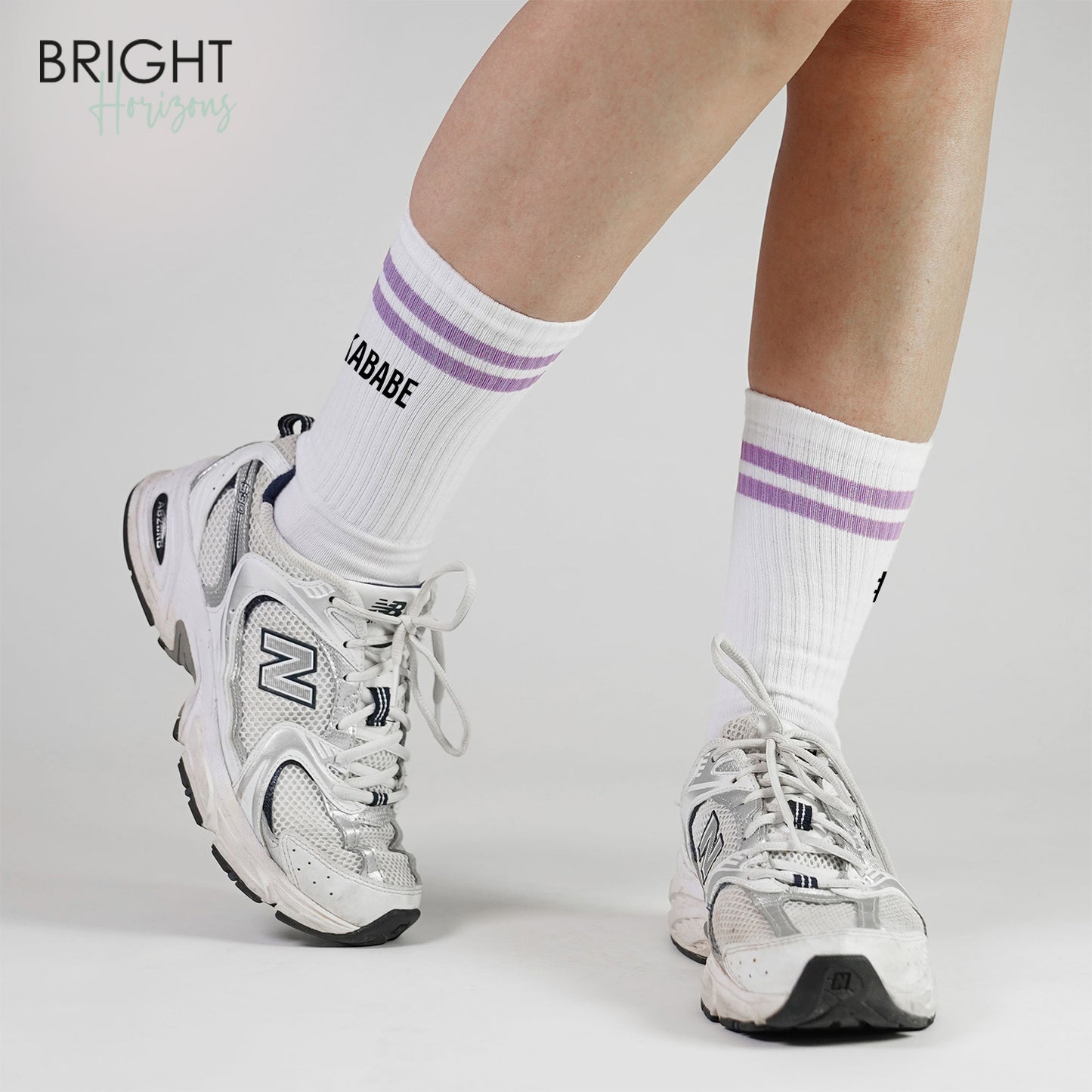 Tennissocke "#LOOKABABE"