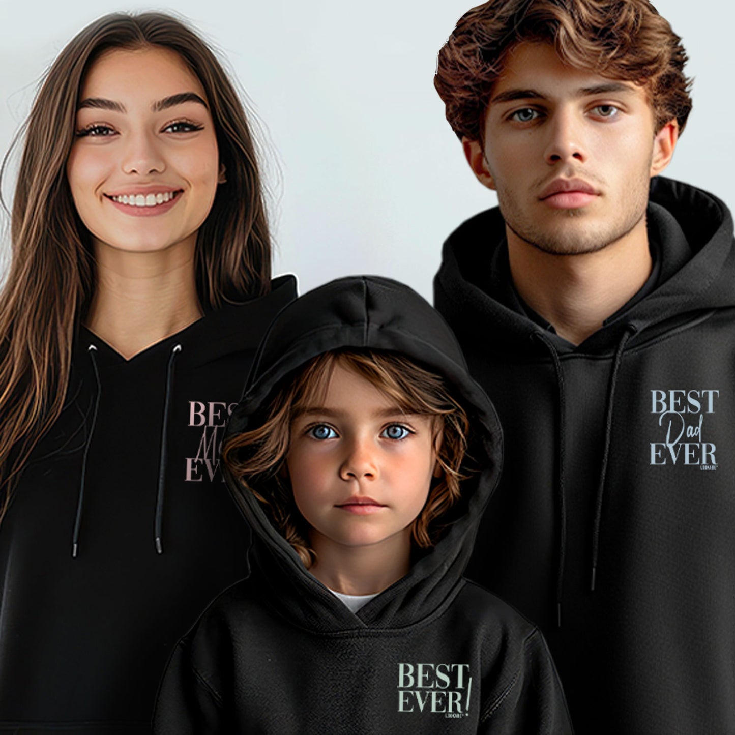 Family Set "BEST" -  schwarz