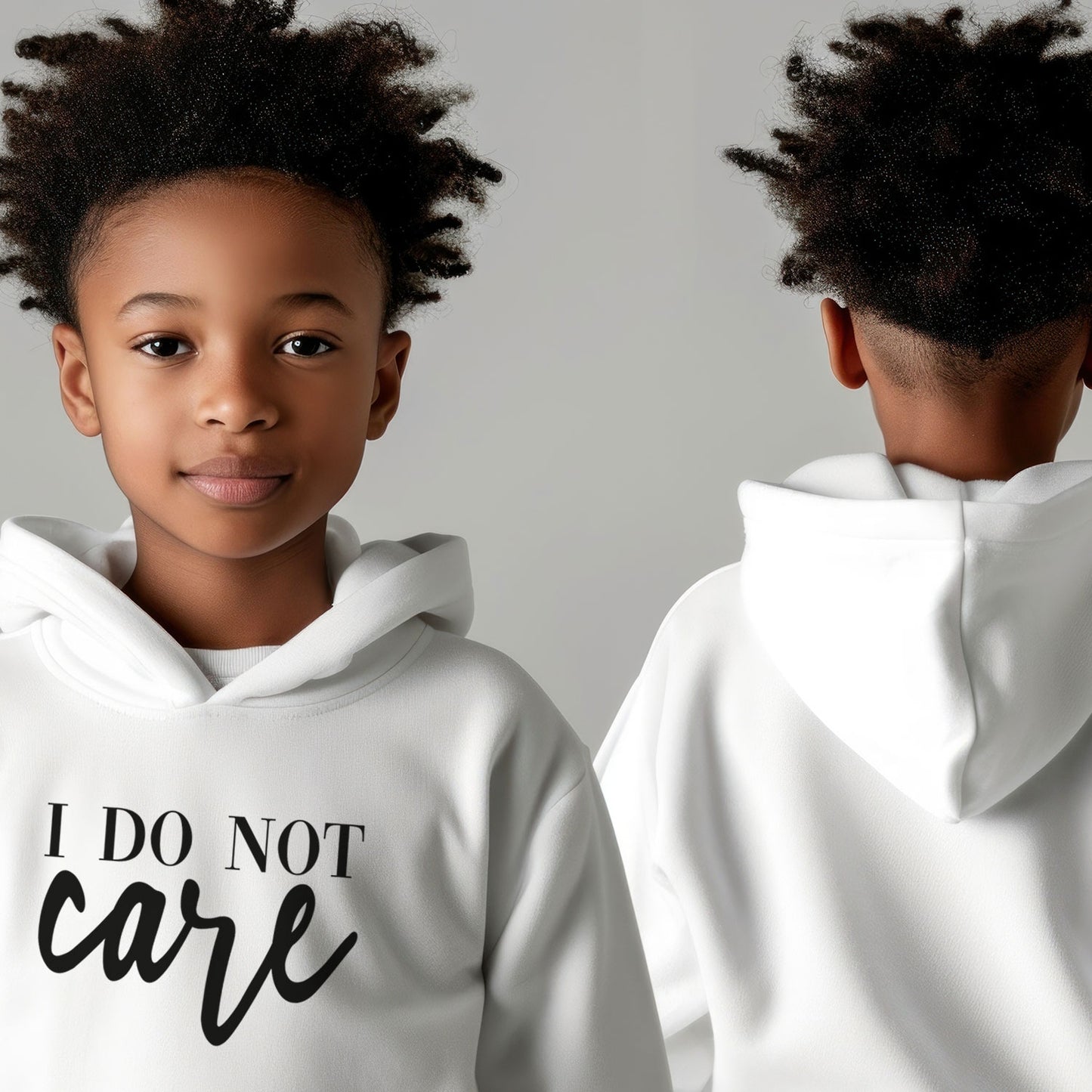 Hoodie "I do not care"