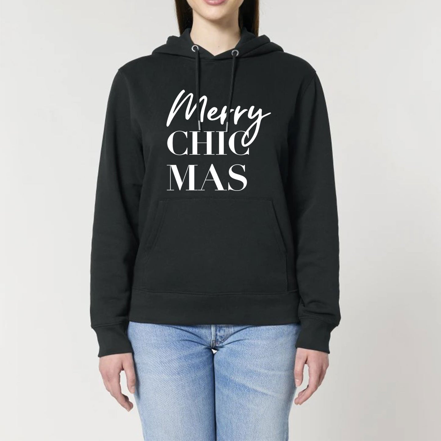 03_Hoodie_schwarz_Merry_Chicmas