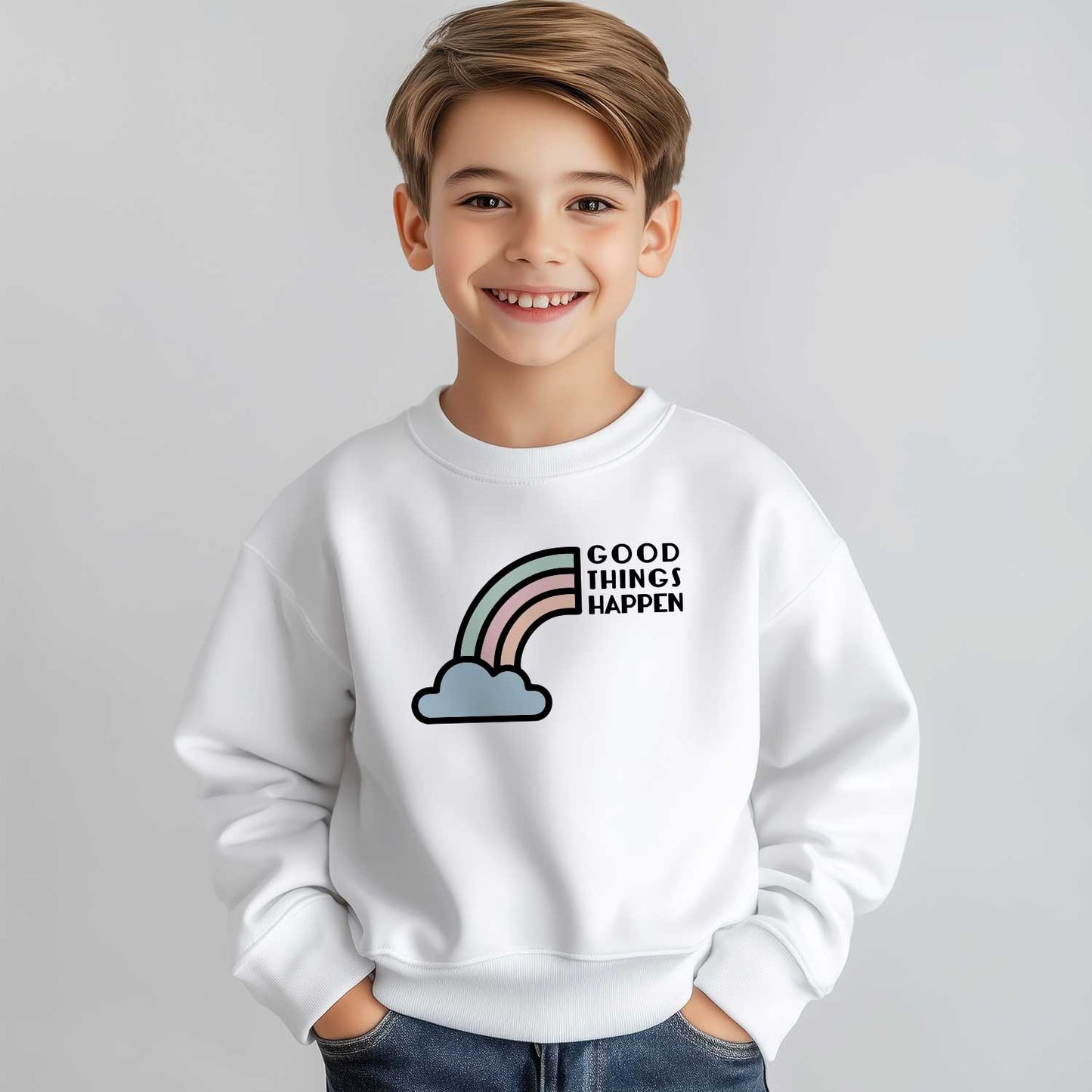 Sweatshirt "Good things happen"