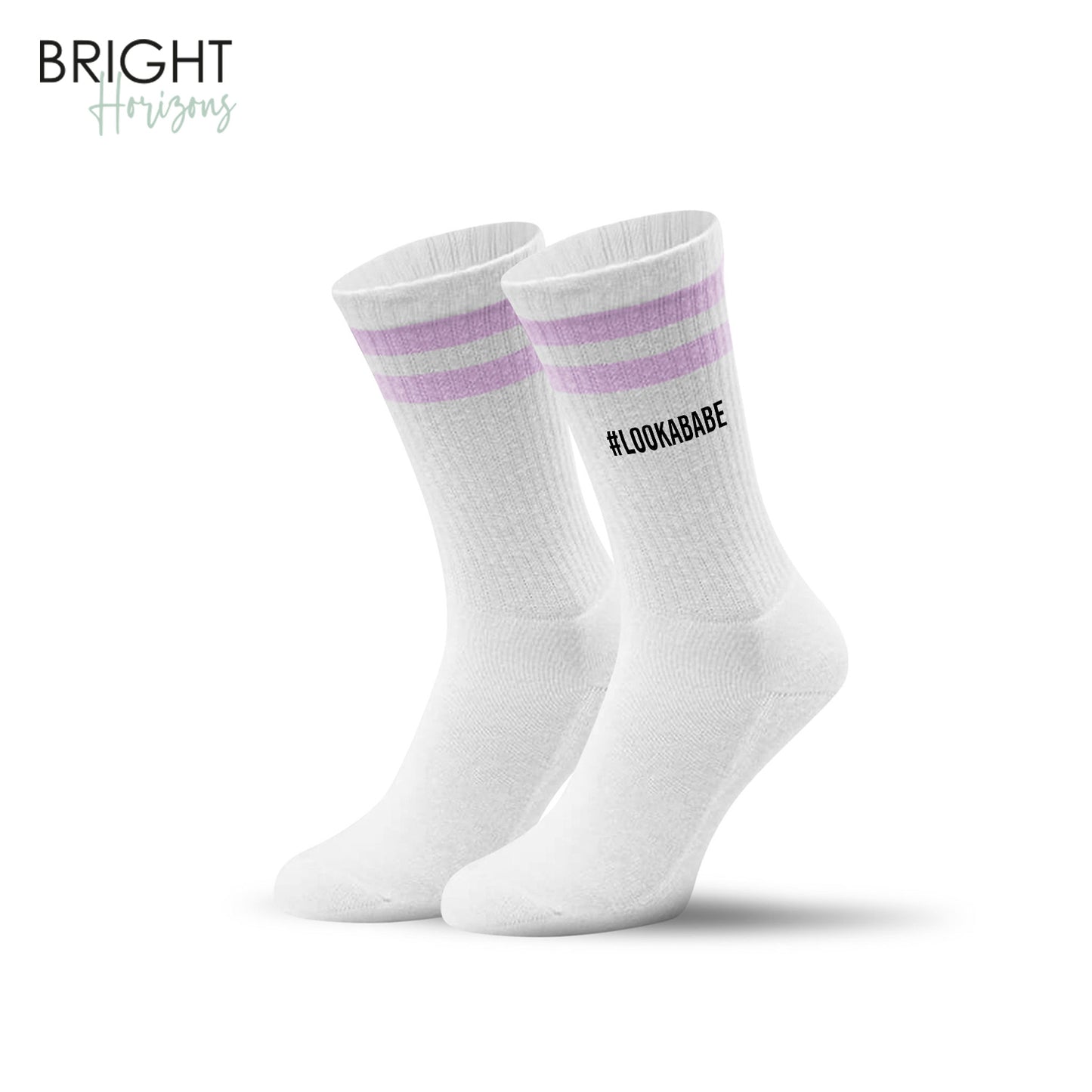 Tennissocke "#LOOKABABE"