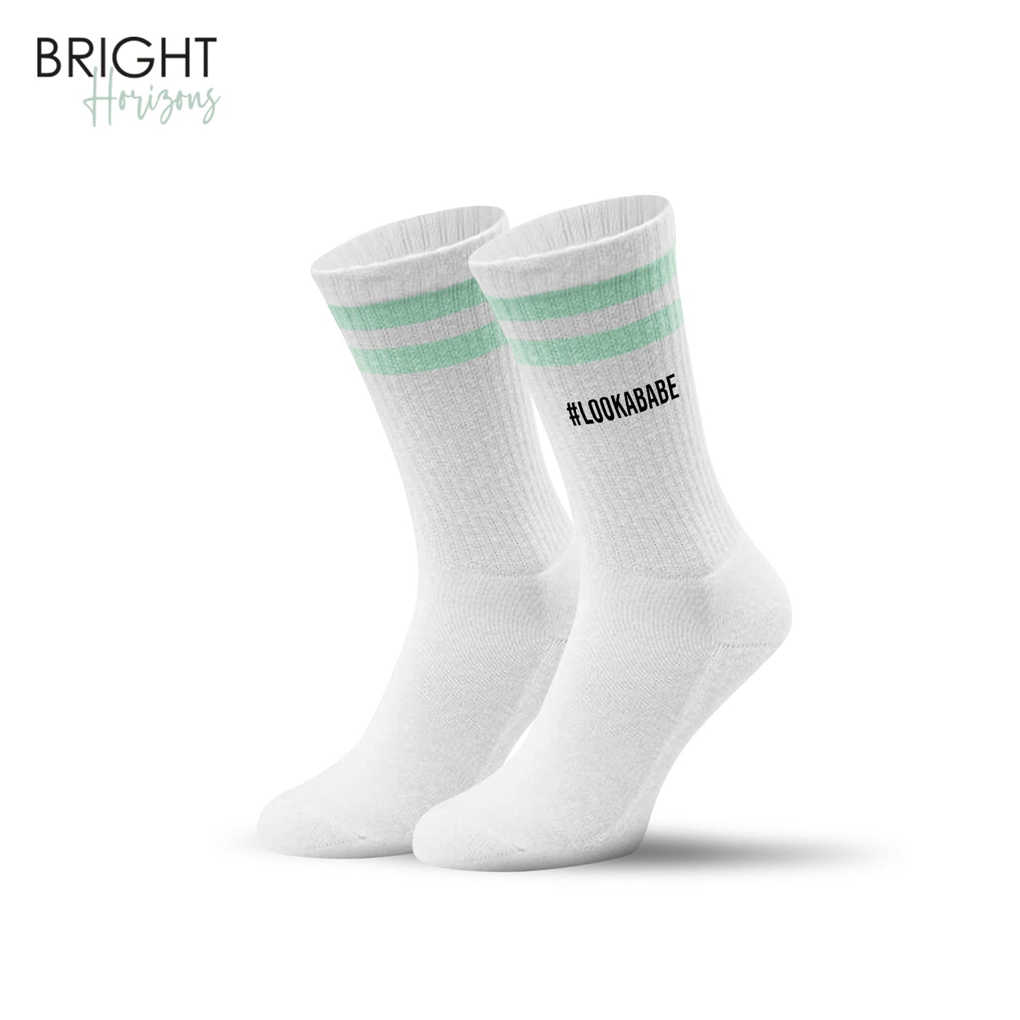 Tennissocke "#LOOKABABE"