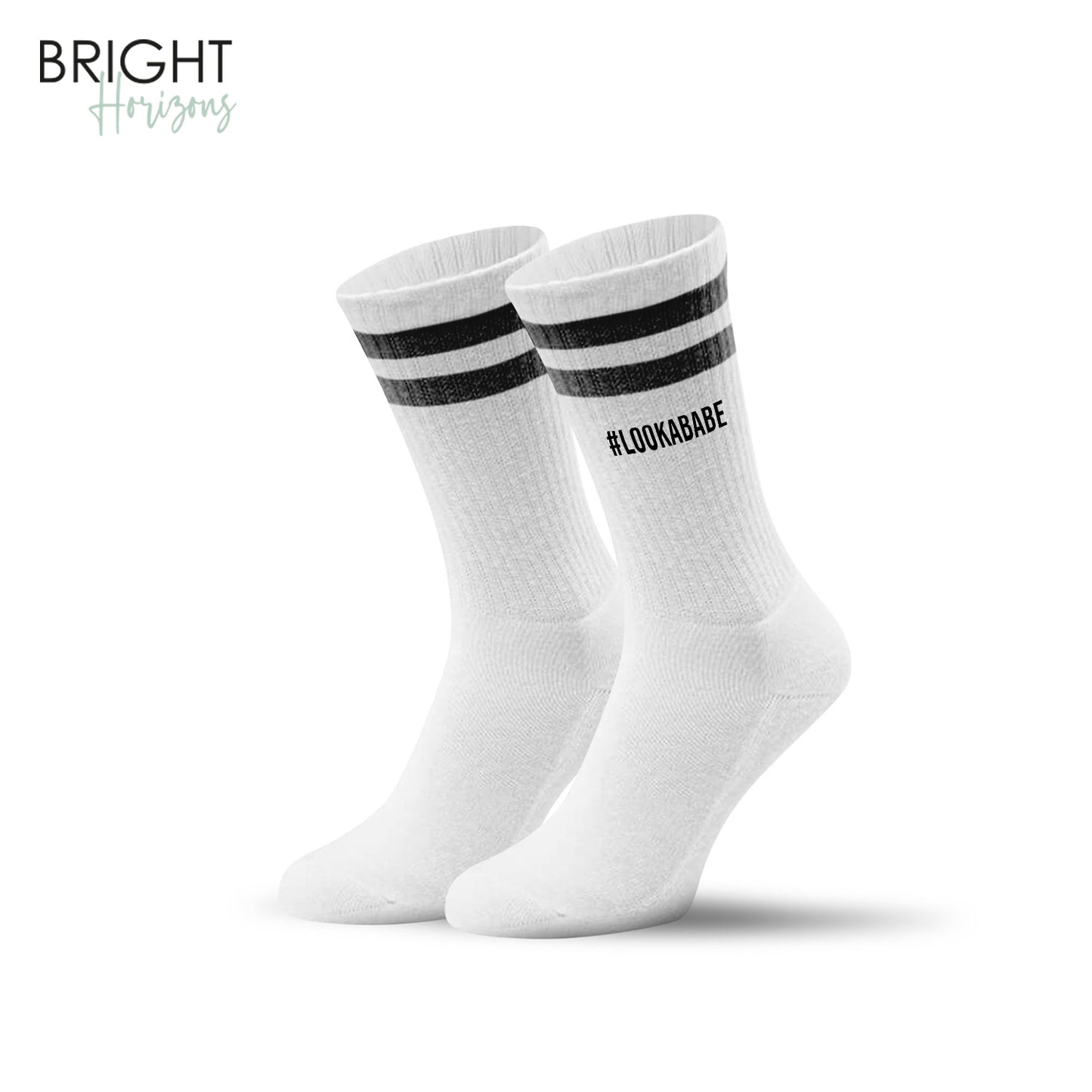 Tennissocke "#LOOKABABE"