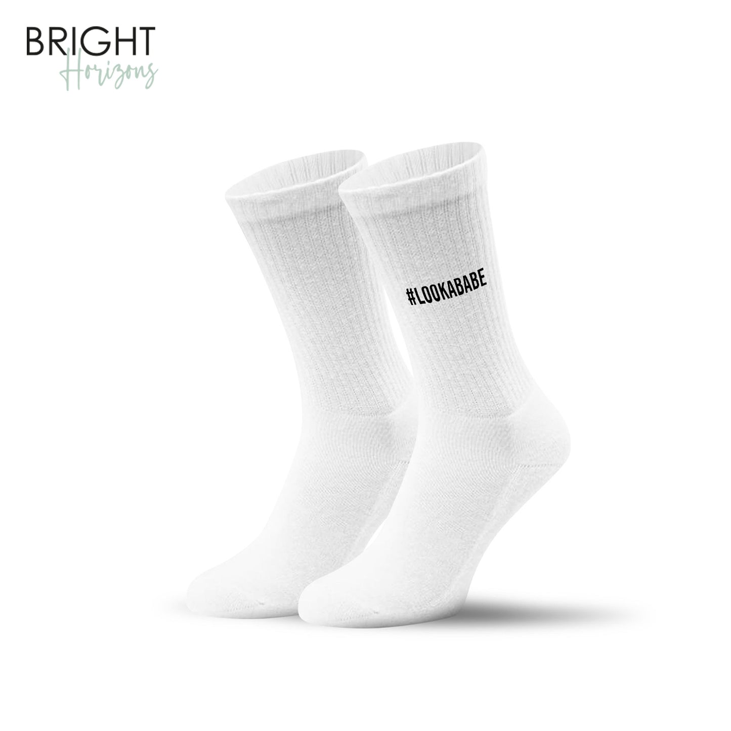 Tennissocke "#LOOKABABE"