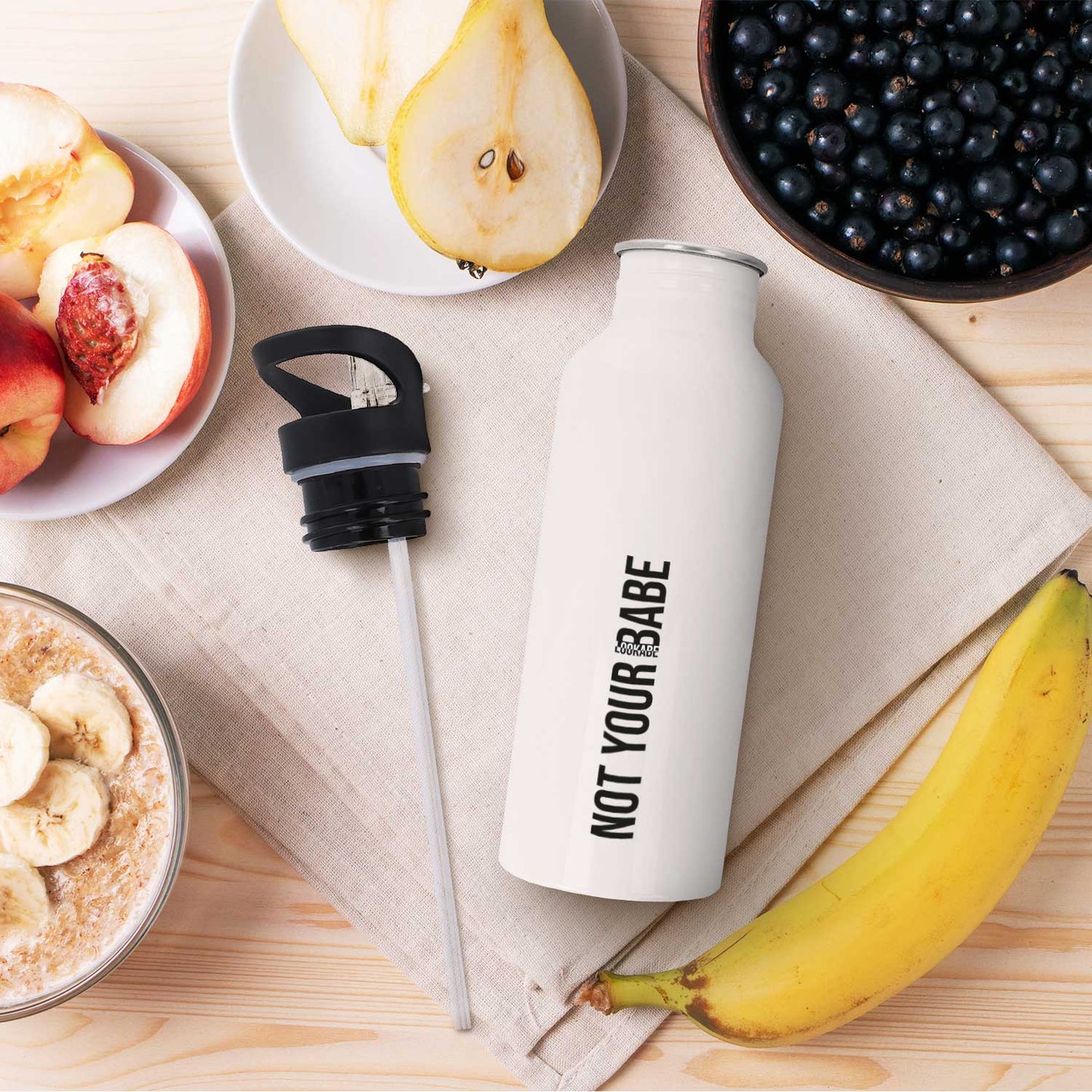 Trinkflasche "Not your babe"