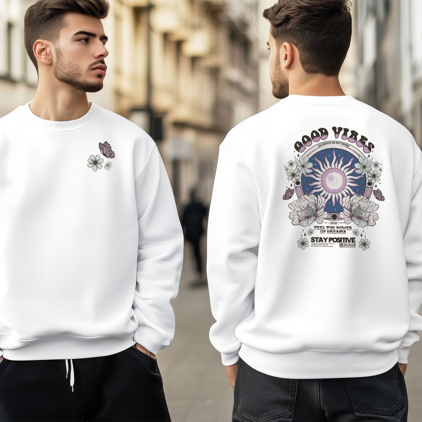 Sweatshirt "Good vibes"