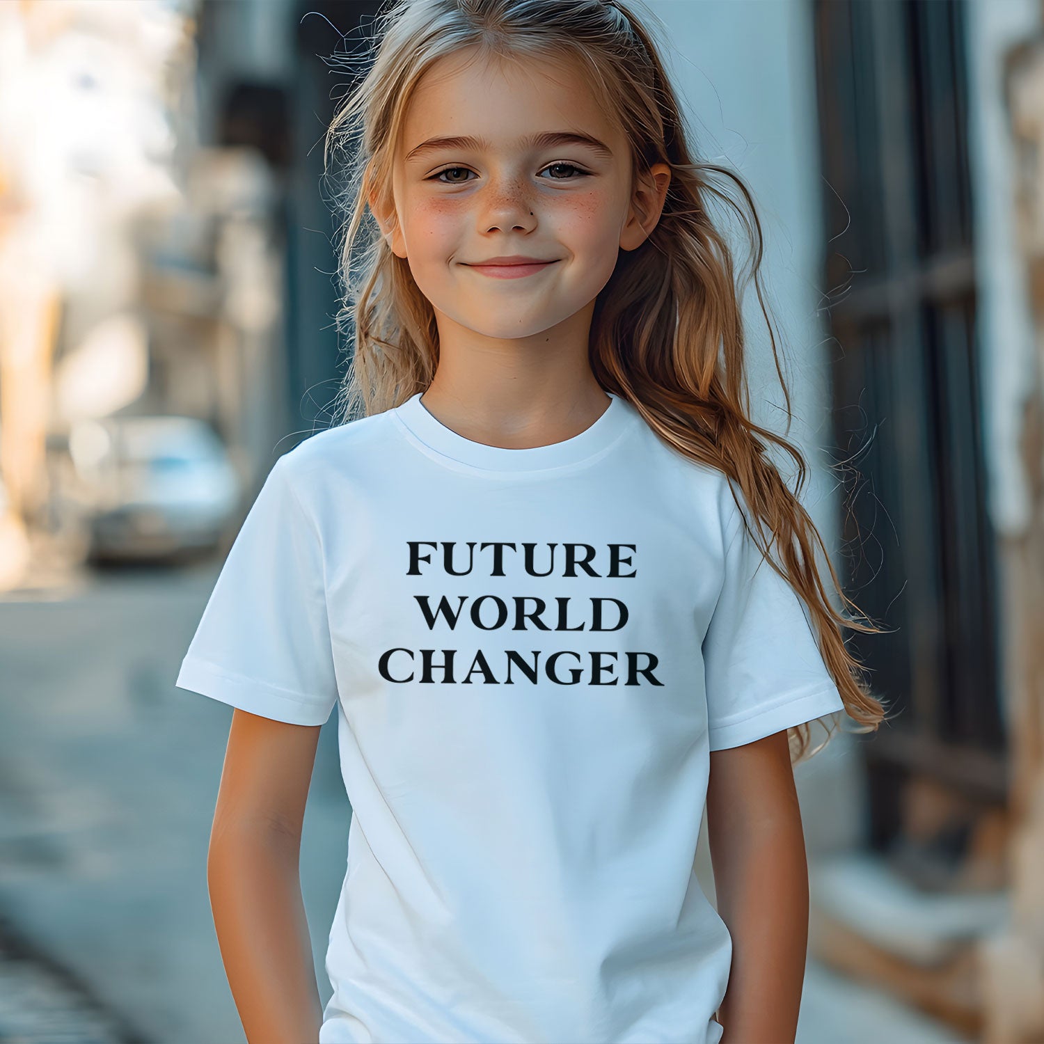 T-Shirt "Future world changer"