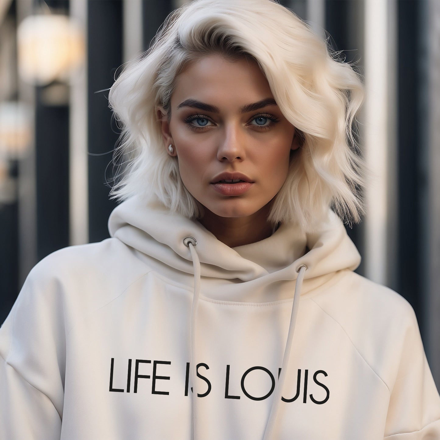 Hoodie "Life is Louis"