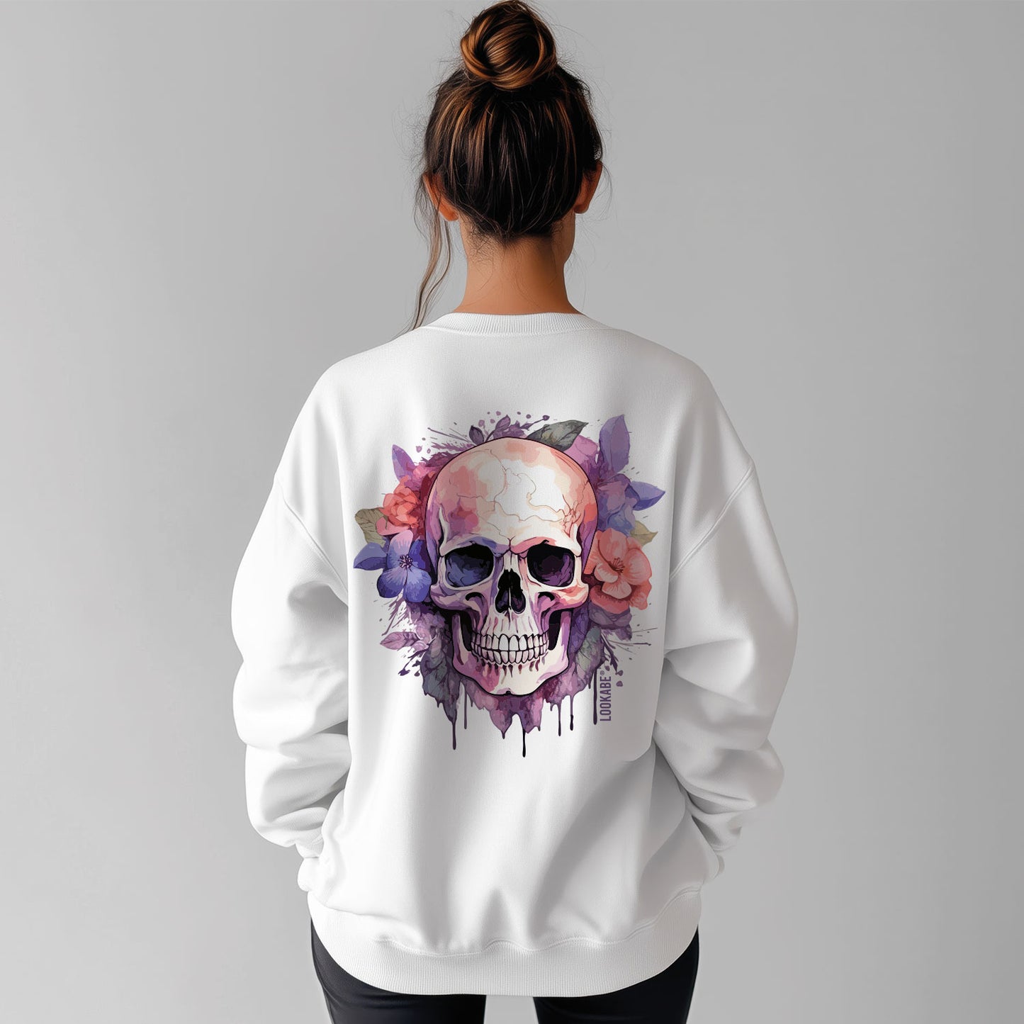 Sweatshirt "Skull & Flowers"